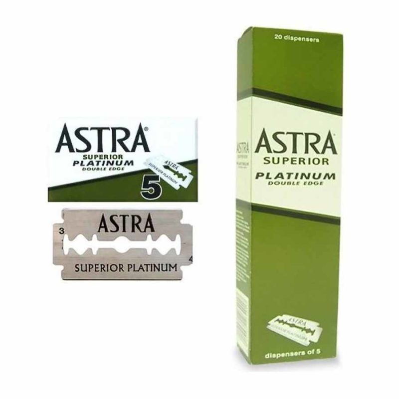 Astra lame da barba platinum in dispenser